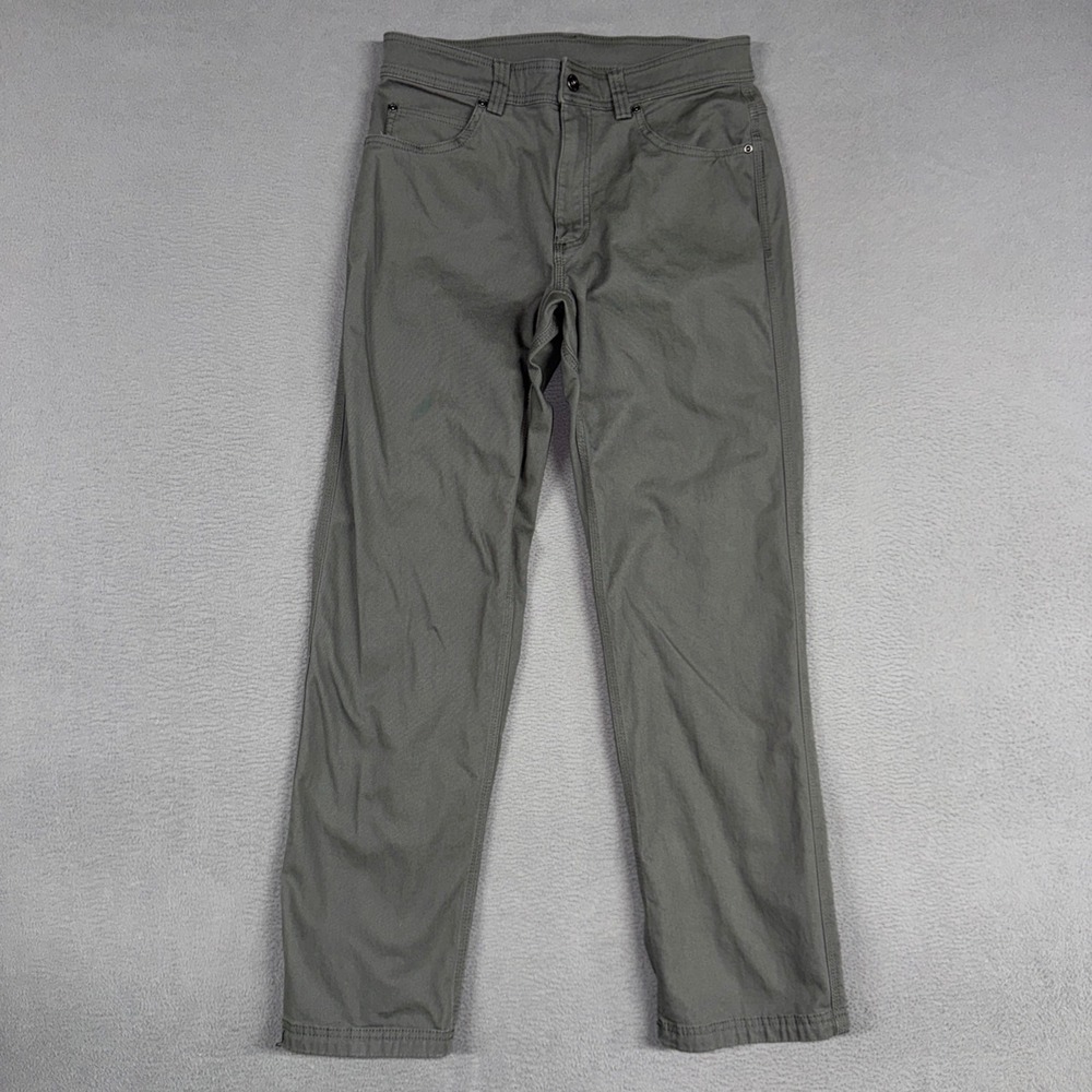 Duluth Trading Fire Hose Pants Mens 32x32 (Fits 32x30) Gray Relaxed Fit Canvas